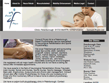 Tablet Screenshot of consultphysio.com